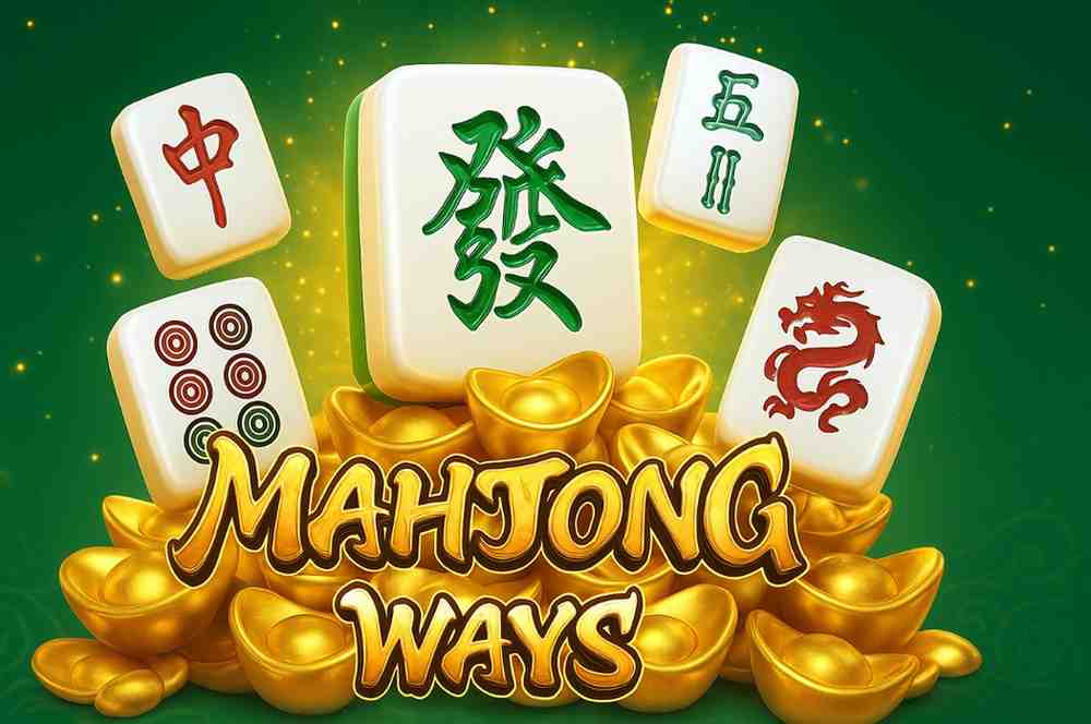 Jogador girando os rolos do jogo Mahjong Ways.